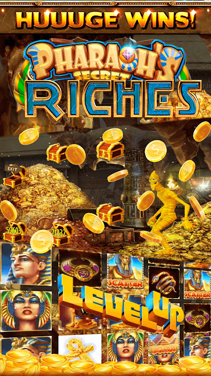 Pharaoh's Secret Casino Online Slot Machine screenshot 2