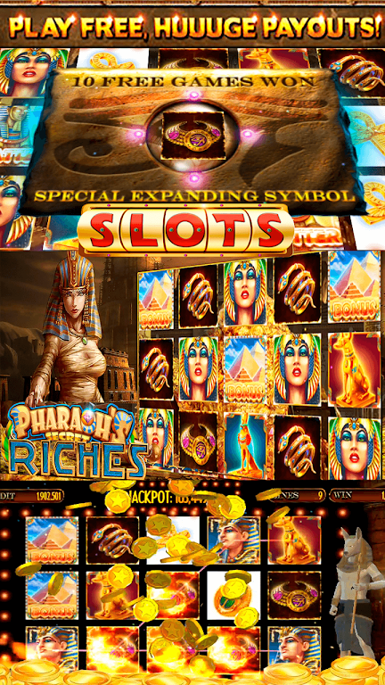 Pharaoh's Secret Casino Online Slot Machine screenshot 3