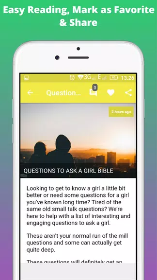 Questions To Ask A Girl screenshot 4