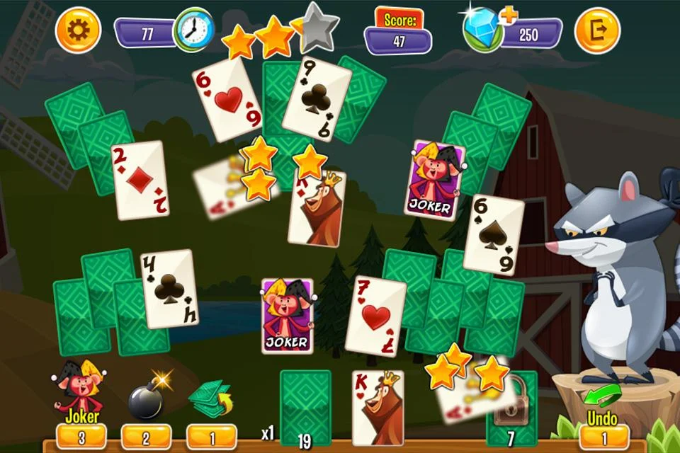 Playful Animal Solitaire screenshot 2