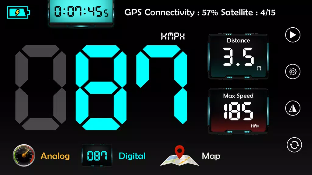 GPS Speedometer HUD Odometer screenshot 1