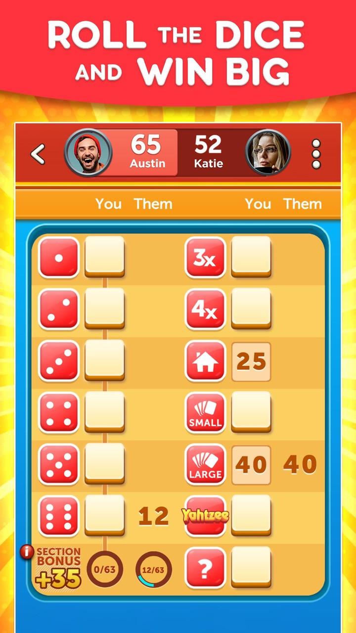 YAHTZEE screenshot 1