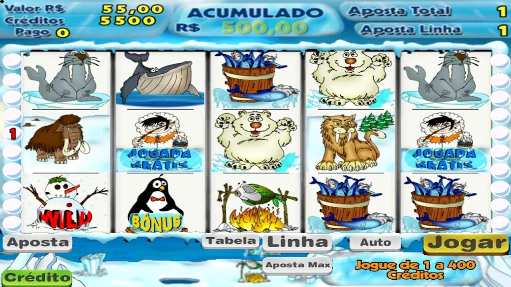 Era do Gelo Slots Caça Níquel screenshot 1