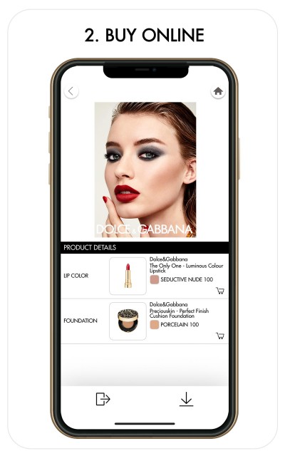 DOLCE&GABBANA MAKE UP TRY ON screenshot 2