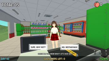 Lewd Cashier Halloween screenshot 3