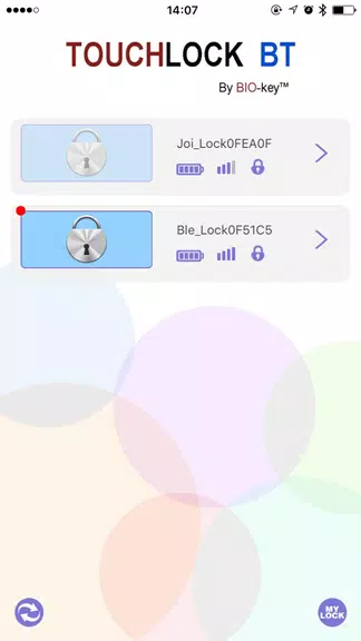 TouchLock BT screenshot 2