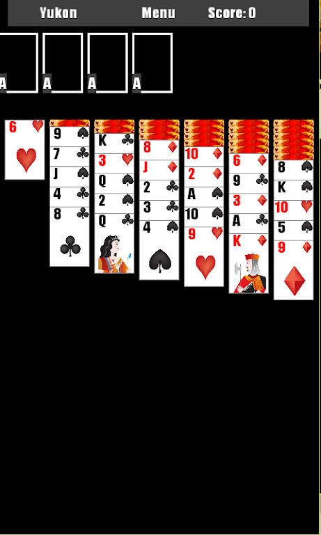 Red&Black Solitaire Patience screenshot 1