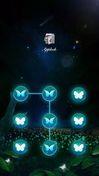 AppLock Theme Flying Butterfly screenshot 1