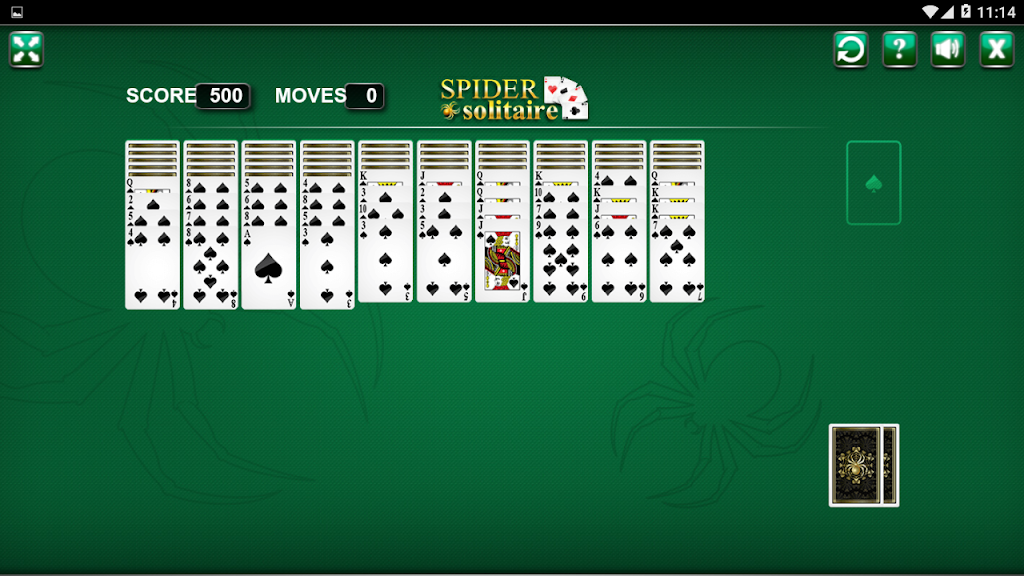 Spider Solitaire Card Game screenshot 2