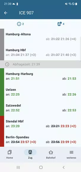 Ist mein Zug pünktlich? screenshot 1