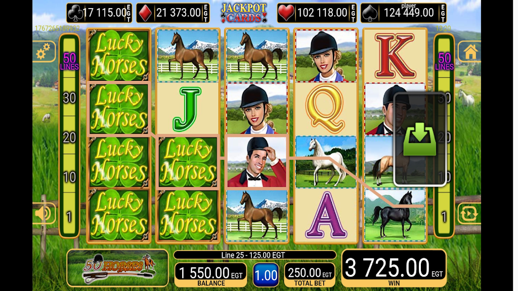 50 Horses Slot screenshot 1