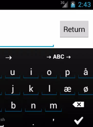 Danish for AnySoftKeyboard screenshot 3