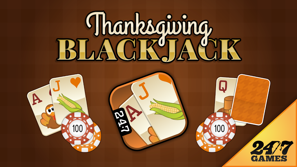 Thanksgiving Blackjack screenshot 1