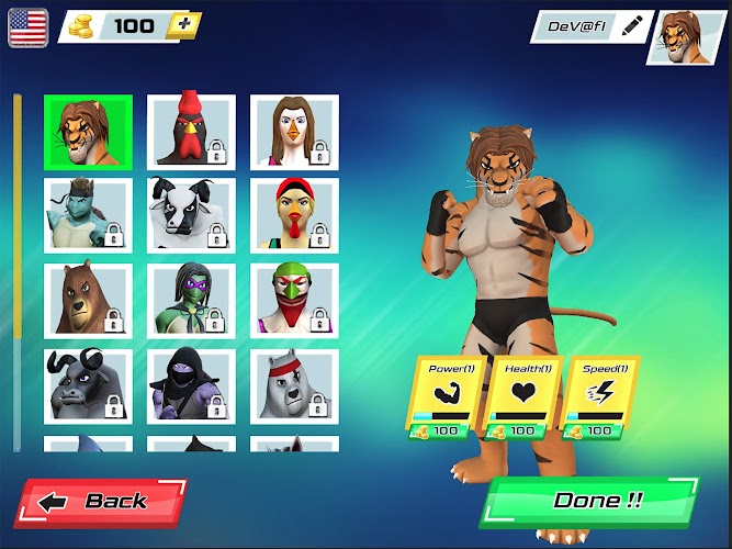 Kung Fu Animal: Fighting Games screenshot 12