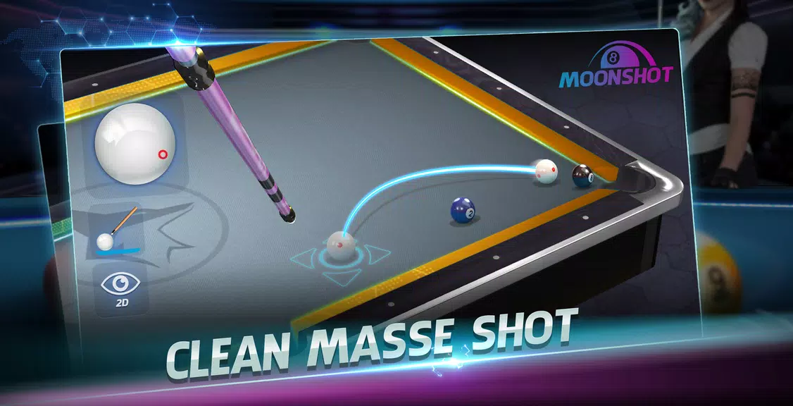 Billiards 3D: Moonshot 8 Ball screenshot 2