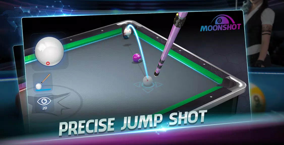 Billiards 3D: Moonshot 8 Ball screenshot 1