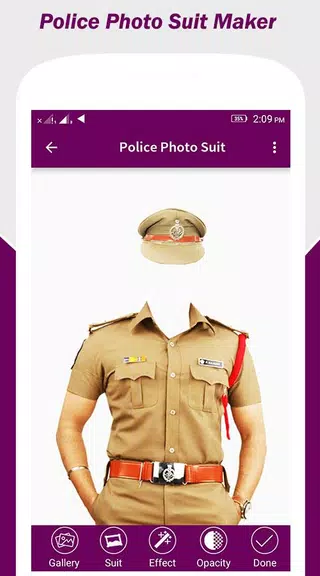 Police Photo Suit screenshot 2