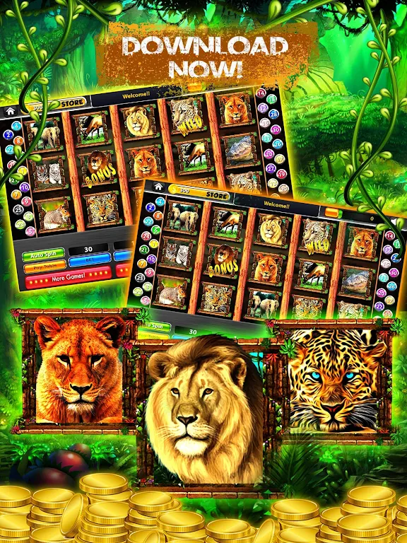 Lion Safari Triple Slots screenshot 1