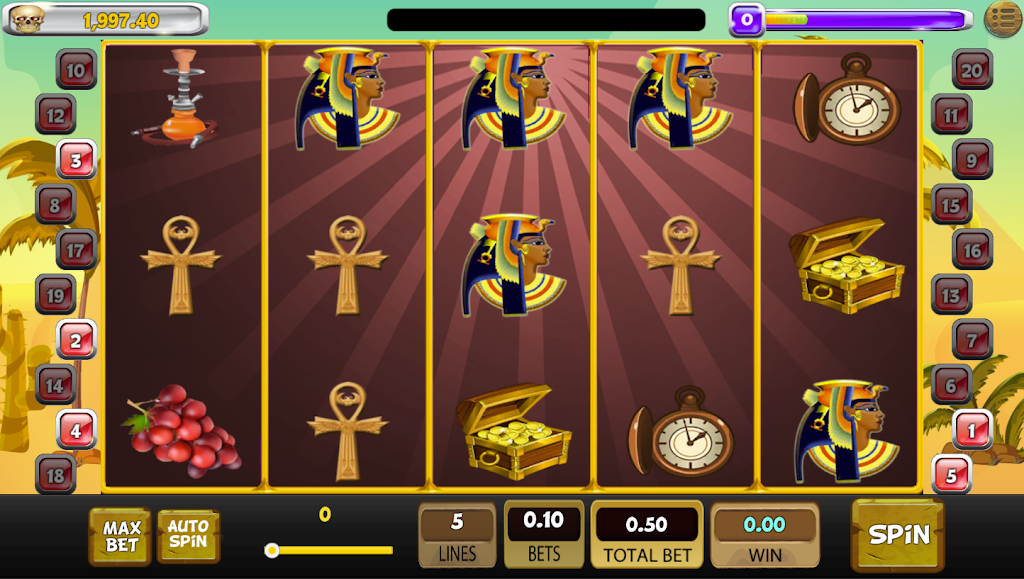 Classic Pyramid Egypt Slot Machine screenshot 2