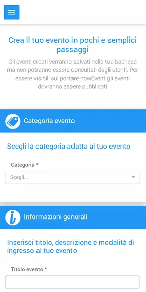 nowEvent - L'app a misura di evento screenshot 4