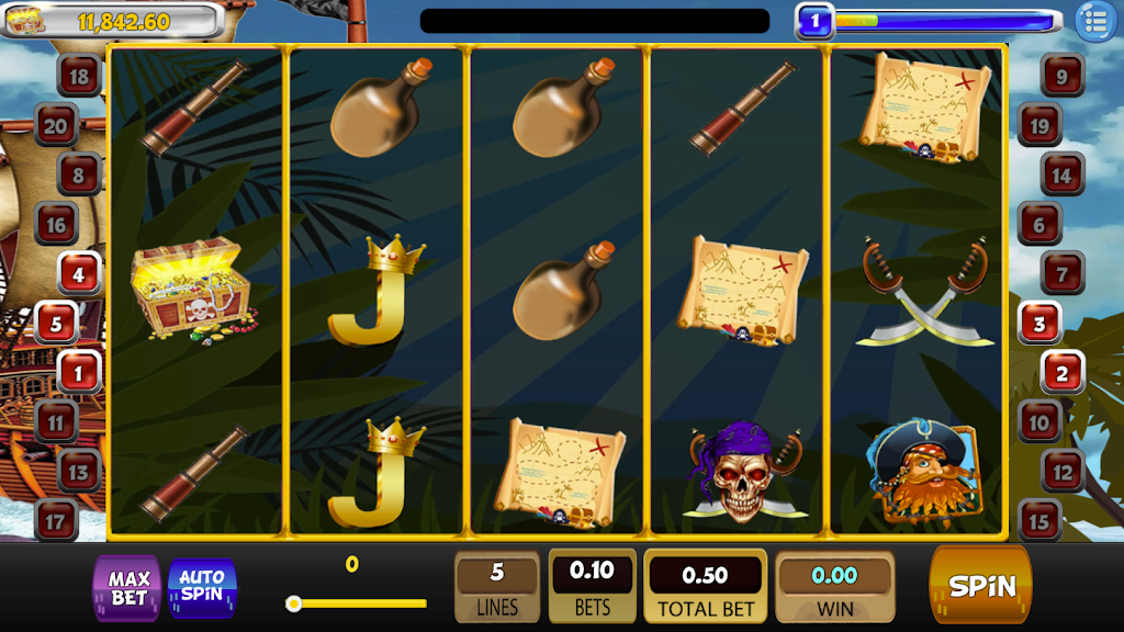 The Last Pirate Slot Machine screenshot 1