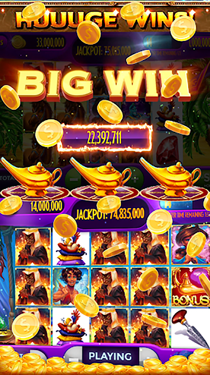 Aladdins Treasures Adventure Tale Free Vegas Slots screenshot 1