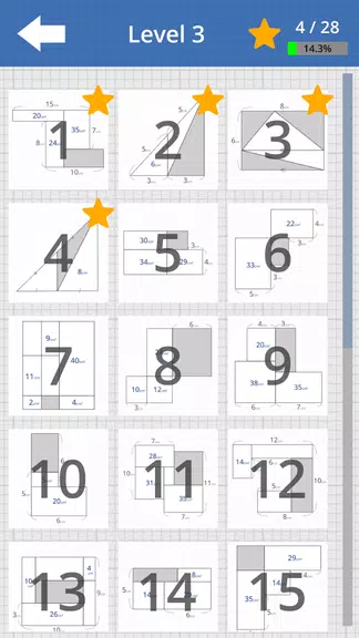 Area Quiz : Geometry Problems screenshot 4