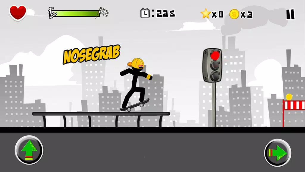 Stickman Skate : 360 Epic City screenshot 2