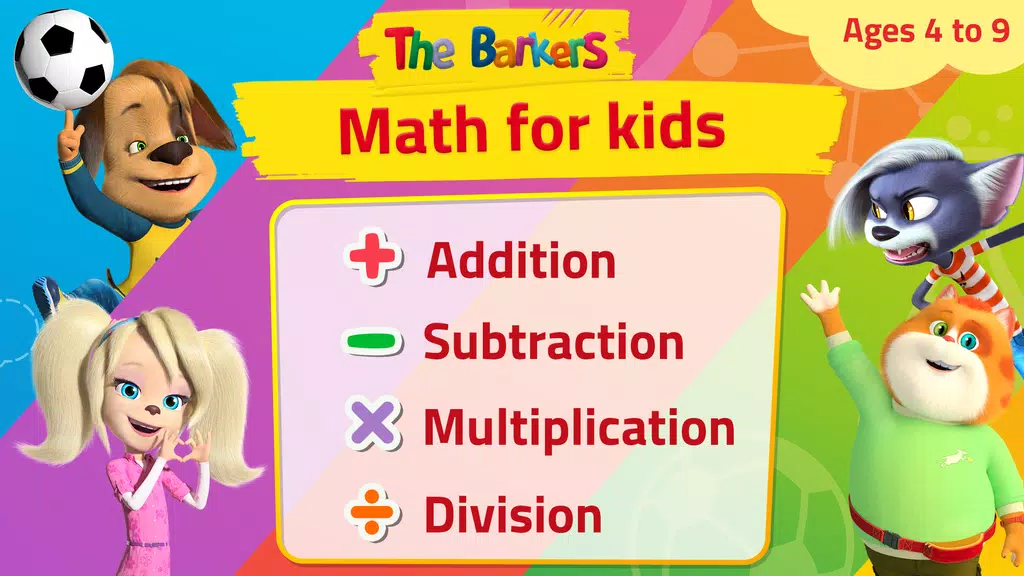 Learn Math games for kids 1C screenshot 1