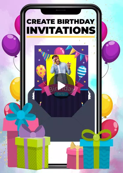 Invitation video maker screenshot 2