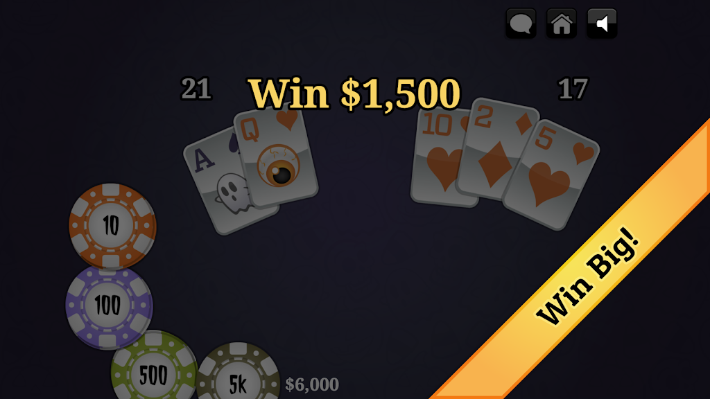 Halloween Blackjack screenshot 3