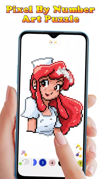 Pixel By Number: Art Puzzle screenshot 1