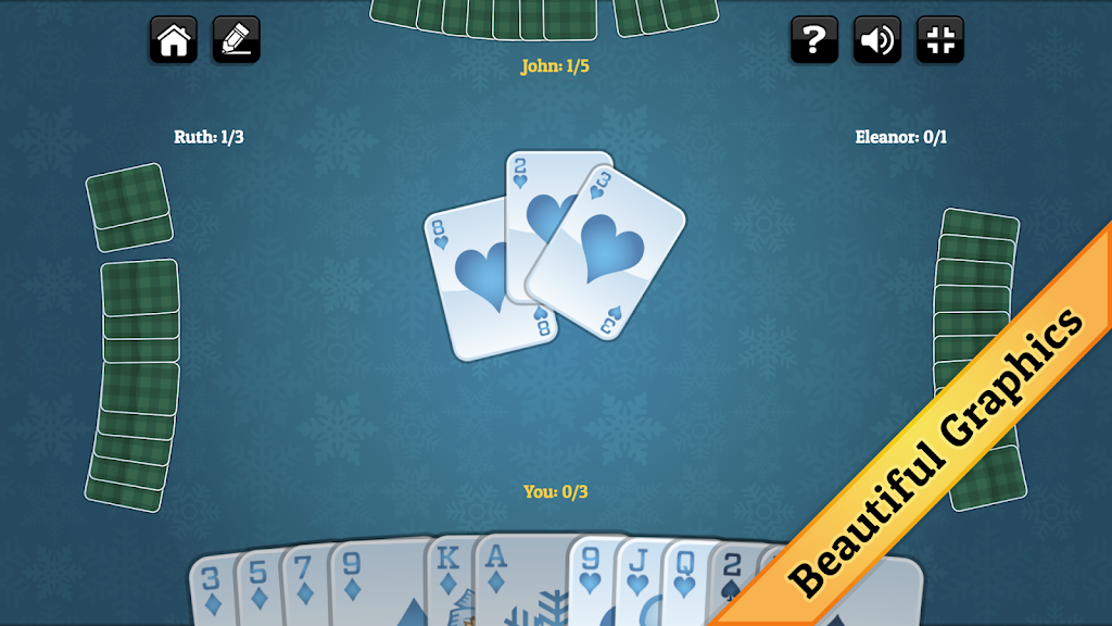 Winter Spades screenshot 2