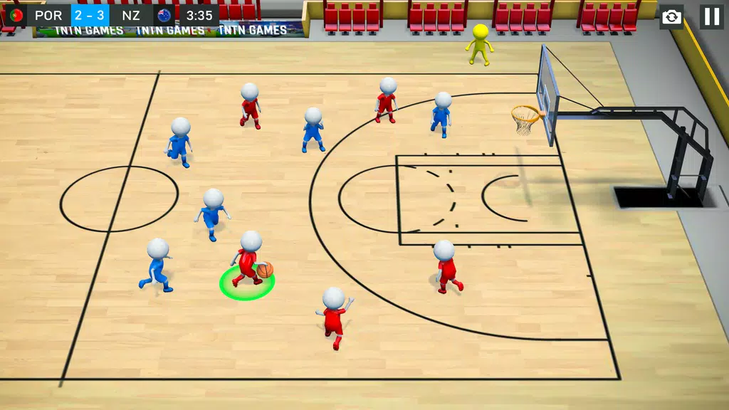 Stickman Basketball Games 3D screenshot 2