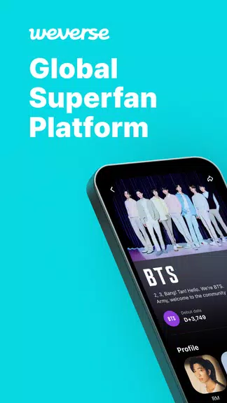 Weverse: Connect with Artists screenshot 1