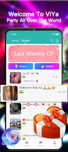 ViYa - Group Voice Chat Rooms screenshot 6