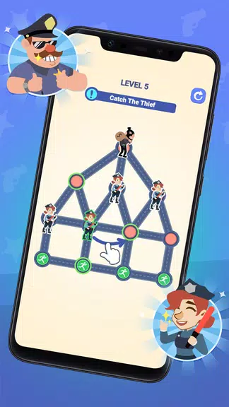 Catch The Thief: Help Police screenshot 3