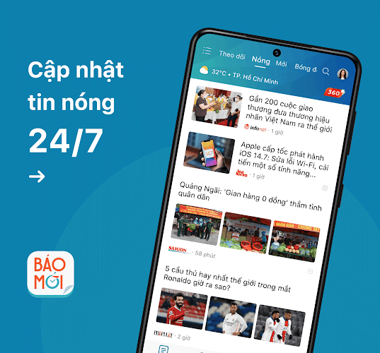 Báo Mới - Tin mới 24h screenshot 1