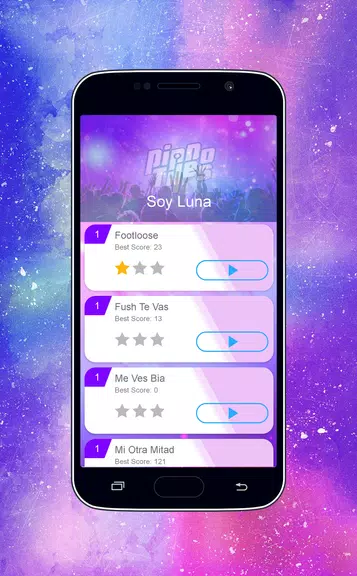 Piano Tiles - Soy Luna Girls Game screenshot 2