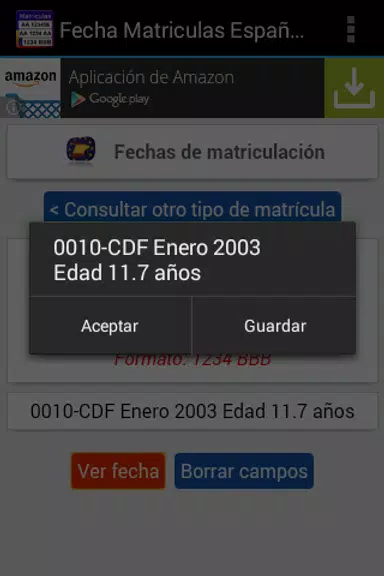 Fecha de Matriculación España screenshot 3