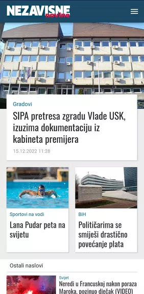 Nezavisne novine screenshot 1