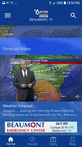 KFDM WX screenshot 2