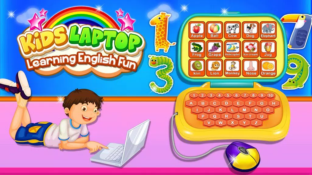 Alphabet Laptop - Educational screenshot 1