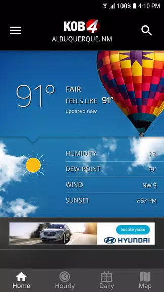 KOB 4 Weather New Mexico screenshot 1