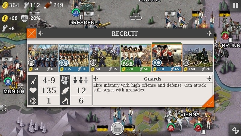 European War 4 : Napoleon screenshot 1