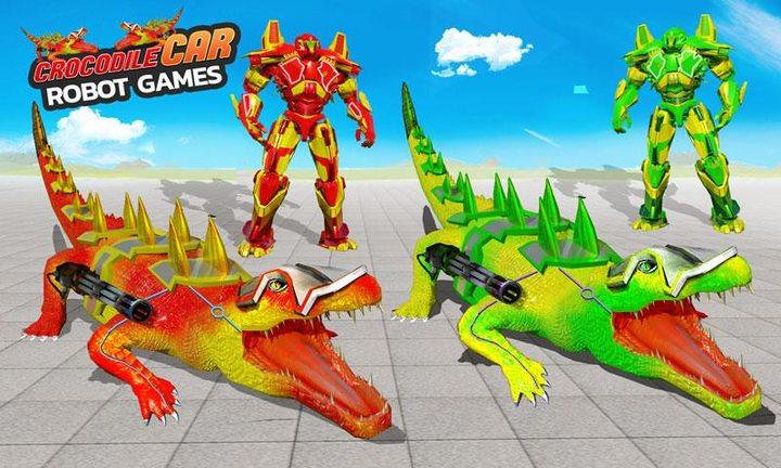 Robot Game Transform Crocodile screenshot 4