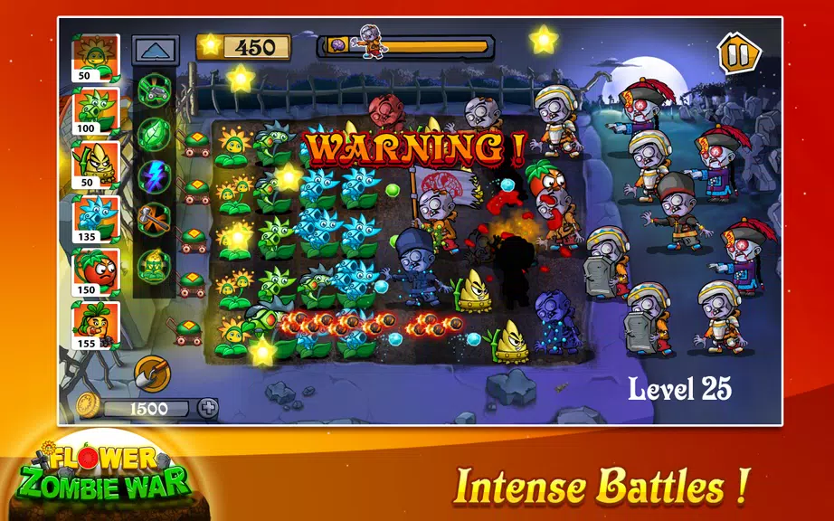 Flower Zombie War screenshot 3