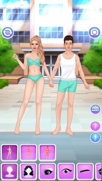 College Girl & Boy Makeover screenshot 1