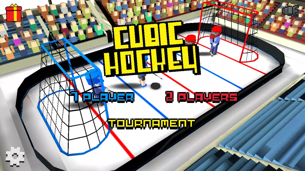 Cubic Hockey 3D screenshot 1