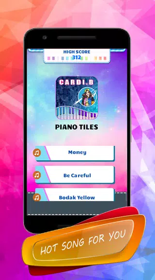 Cardi B - Piano Tiles screenshot 1